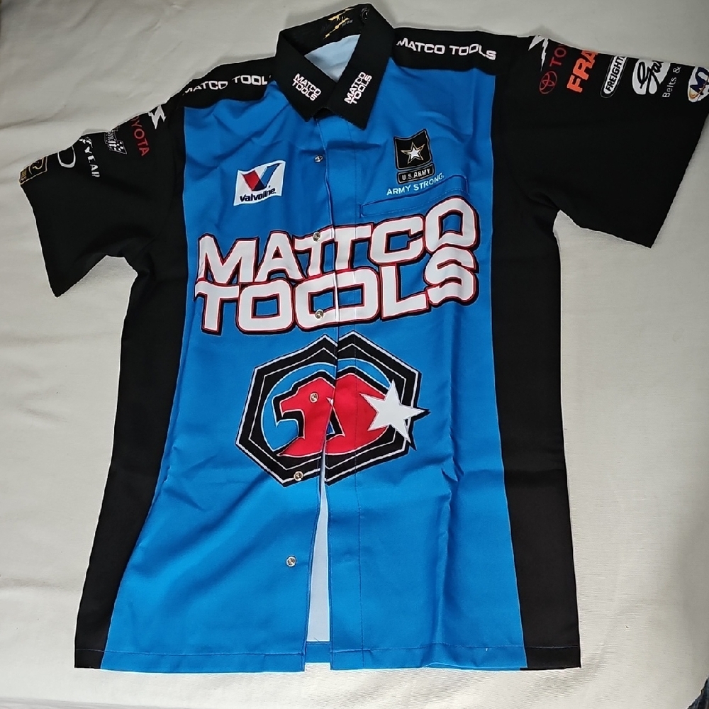 Matco Tools Racing Shirt in Blue and Black